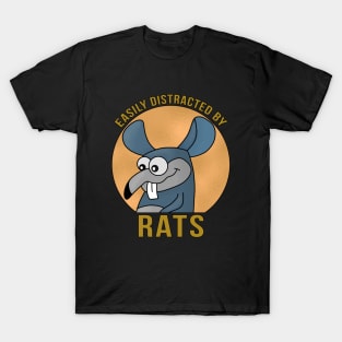 Easily Distracted By Rats T-Shirt